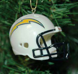 San Diego Chargers Football Helmet Christmas Ornament  