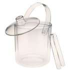   Bell Bottom 3 Quart Doublewall Insulated Brushed Ice Bucket with Tong