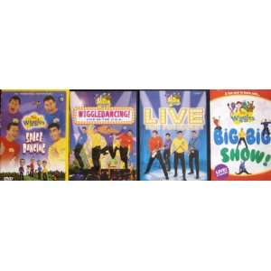 The Wiggles (Set of 4 Dvds) Space Dacing, Wiggledancing Live in the 