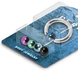  Captive Bead Ring Bonus Package with 4 Interchangable 