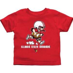 Illinois State Redbirds Toddler Little Squad T Shirt   Red