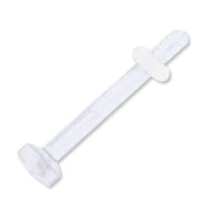  18 Gauge Straight Barbell Clear Retainer 5/16 Jewelry