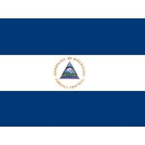  Nicaragua Flag 3ft x 5ft Polyester Patio, Lawn & Garden