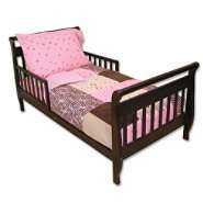 Trend Lab Safari Pink 4pc Toddler Bedding Set 
