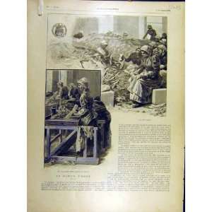  1895 Wood Paper Makers Printers French Print France