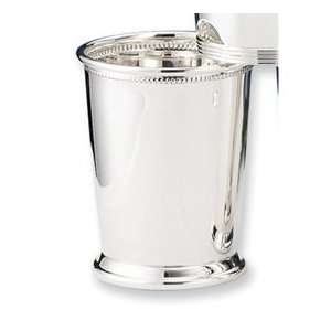  Sterling Silver Beaded Mint Julep Cup
