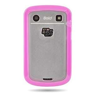  CENTRAL Brand CLEAR Back Hard Snap on case With Soft PINK Candy 