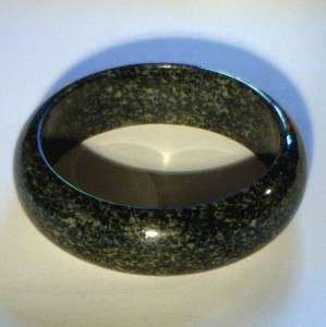   Nephrite Jade Carved Solid Stone Bangle Bracelet 66.3mm inside  