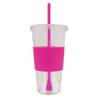 Copco Stir N Sip Eco First Sierra to Go Cold Tumbler Cup, Pink, 24 oz