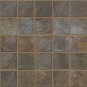  Shaw Floors CS24D 00600 Lacava Mosaic Tile Accent in Rust 