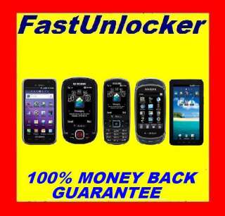 UNLOCK Code 4 T Mobile USA Samsung Gravity T T669 Touch  