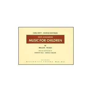  Music For Children/Hall,Walter Ed. Volume 3   Major 