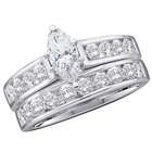 Diamond Marquise Wedding Rings  