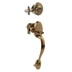  Yale YR622MxH 5 New Traditions Handle Set, Antique Brass 