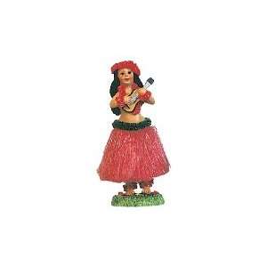  Hula Girl with Ukulele (skirt color varies)
