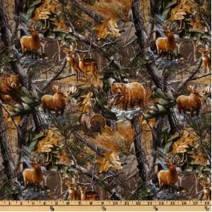  44 Wide Realtree Animals Allover Multi Fabric By The 