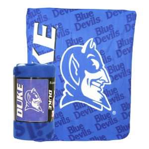 Duke University Blue Devils Lightweight Fleece Blanket (Measures 50 x 