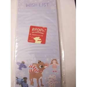  Rudolph the Red Nosed Reindeer Magnetic List Pad ~ Wish 