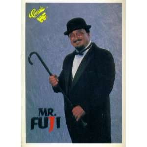   WWF Wrestling Card #22  Mr. Fuji 