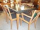 paul frankl dining table 6 chairs 
