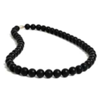Chewbeads Silicone Rubber Necklace in Black  Baby Feeding Feeding 