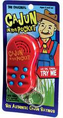 Cajun In Your Pocket® Talking Keychain  