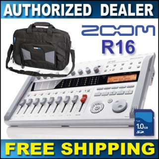 ZOOM R16 16 Track RECORDER INTERFACE CONTROLLER + BAG  