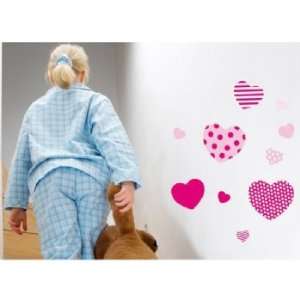  Hearts Removable Wall Decal Stickers Baby