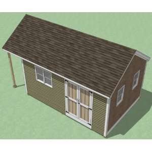  12x18 Shed Plans   How To Build Guide   Step By Step 
