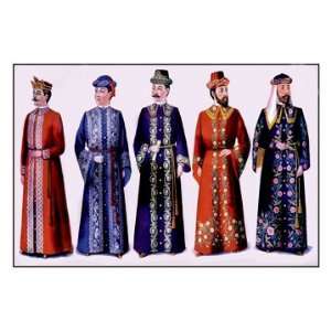    Odd Fellows Men in Ornate Robes 24X36 Giclee Paper