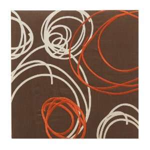  Graham and Brown 41711 Orange Silk Swirl Canvas