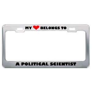 My Heart Belongs To A Political Scientist Career Profession Metal 