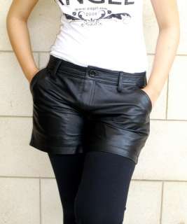 NWT Womens Casual Wear Leather Shorts Style WS2  