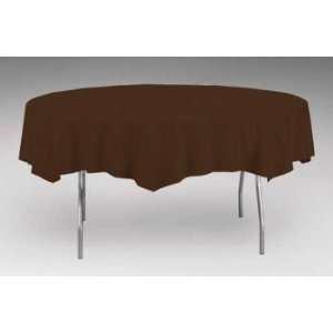  Round Table Cover 2/Ply Poly Tissue, Brown