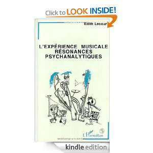expe´rience musicale, re´sonances psychanalytiques (Psychanalyse 