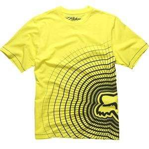  Fox Racing Vortex Radiant T Shirt   X Large/Yellow 