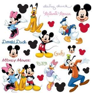   RMK1507SCS Mickey and Friends Peel & Stick Wall Decal 
