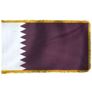  Qatar Flag 4X6 Foot Nylon PH and FR Patio, Lawn & Garden