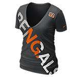 nike off kilter tri blend nfl bengals women s t shirt $ 32 00 out of 