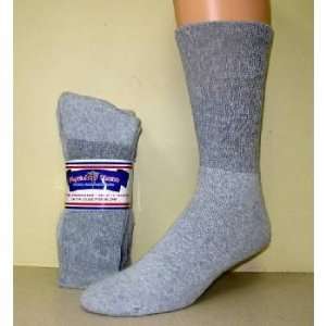  Bulk Savings 281045 Diabetic Crew Sock  Solid Gray  Case 