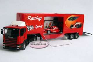 New 143 Sweden Scania F1 Truck Diecast Model Car With Box Red B436 