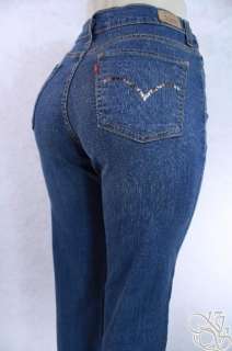 Levis Jeans 512 Perfectly Slimming Boot Cut Stone Blue Denim Womens 