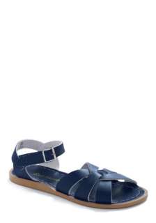   by Saltwater Sandals   Casual, Blue, Solid, Buckles, Cutout, Summer
