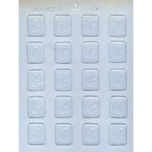   CK Products 1 1/4 Inch C Initial Mint Chocolate Mold