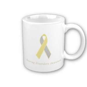  Hearing Disorders Awareness Ribbon Coffee Mug Everything 