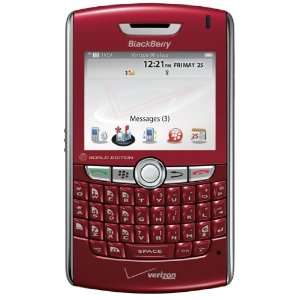  Red BlackBerry 8830 Bluetooth EVDO Phone for Verizon Electronics