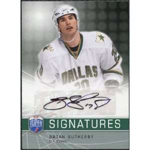   Player Signatures #SBS Brian Sutherby Autograph Sports Collectibles