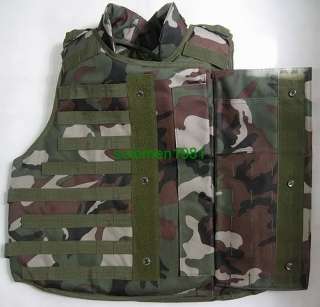 New US Molle MODII FSBE OTV With Pouches Woodland Camo  