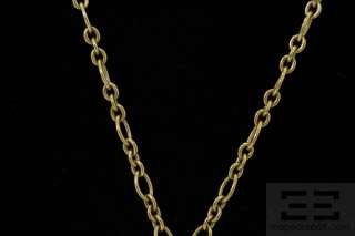 John Hardy 18K Yellow Gold & Citrine Round Pendant Necklace  