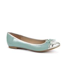 Pale Blue (Blue) Quilted Toe Cap Ballet Pump  244797545  New Look